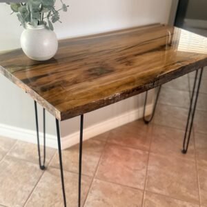 Epoxy Desk Hallway Table