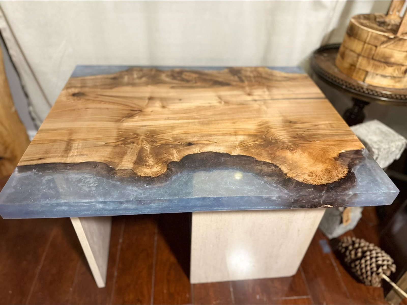 Diamond Blue Console Table